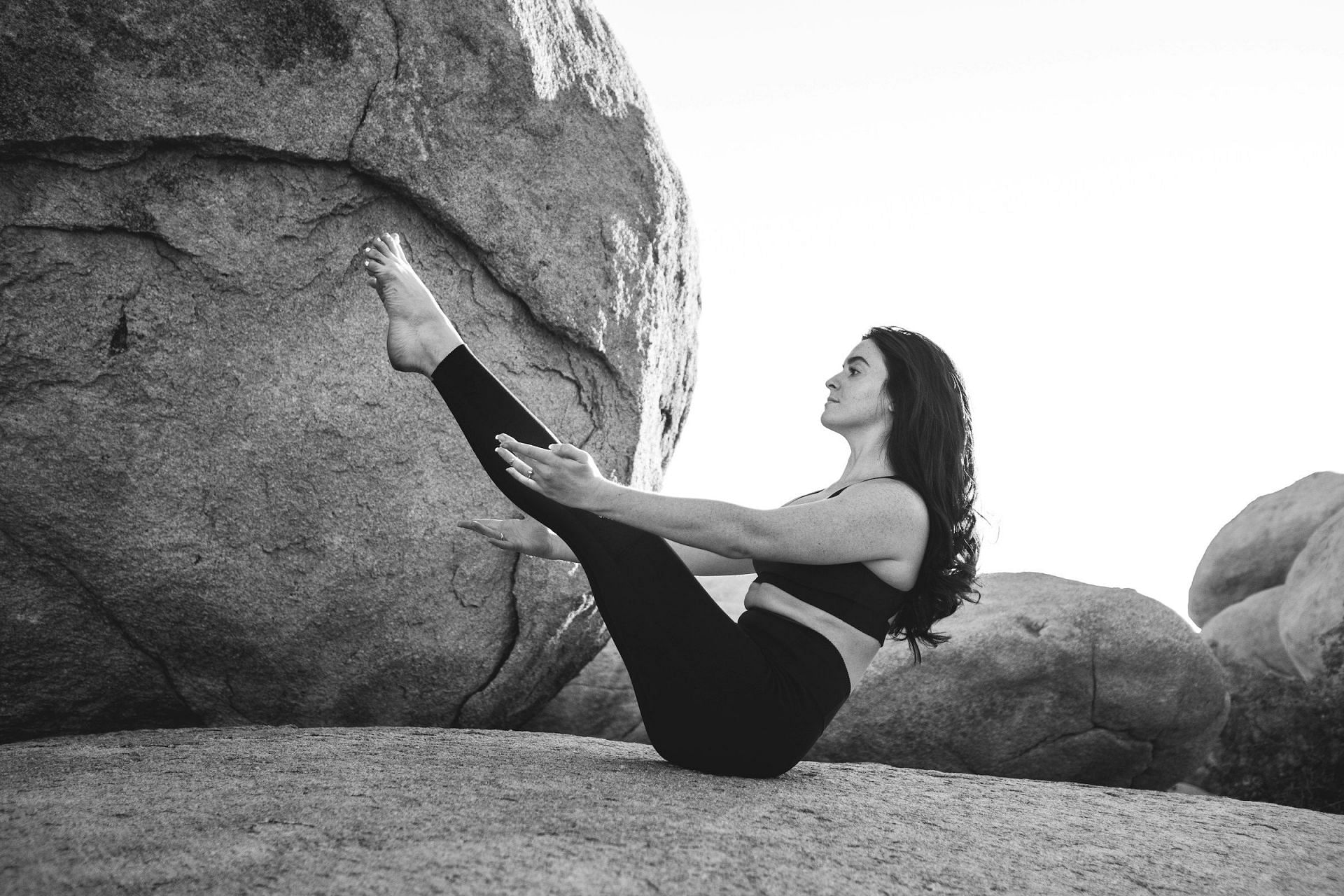 Keep a straight body while lying down (Image by Wesley Tingey/Unsplash)